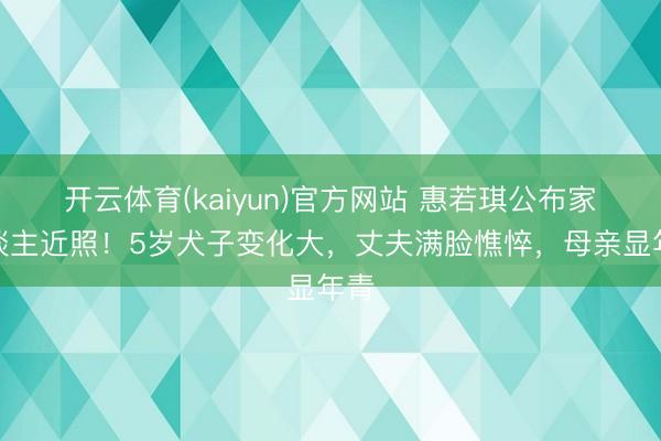 开云体育(kaiyun)官方网站 惠若琪公布家东谈主近照!5岁犬子变化大,丈夫满脸憔悴,母亲显年青